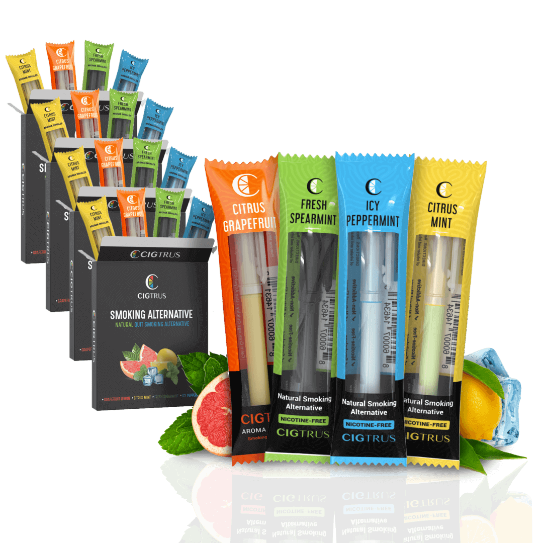 fume nicotine free vape Cigtrus Quit Smoking Inhaler – Nicotine-Free Smokeless Craving Relief | Natural Habit Replacement Flavor:Aloe Mango Melon Ice count variety pack includes breeze pro vapes Breeze F: Menthol
