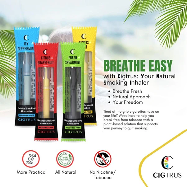Nicotine-free flavored air inhaler product image