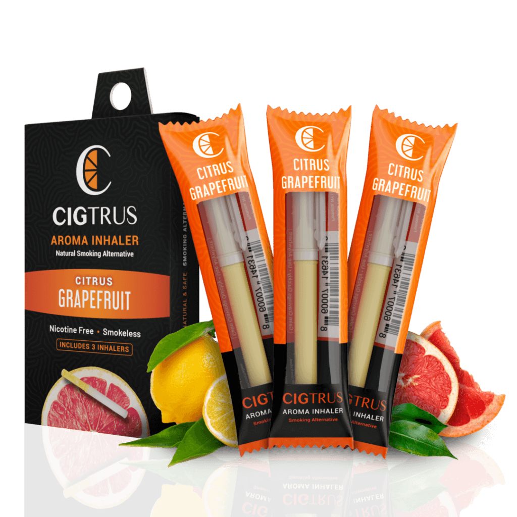 3 Packs Orange Grapefruit 01 for Nicotine-Free Alternative to Smoking
