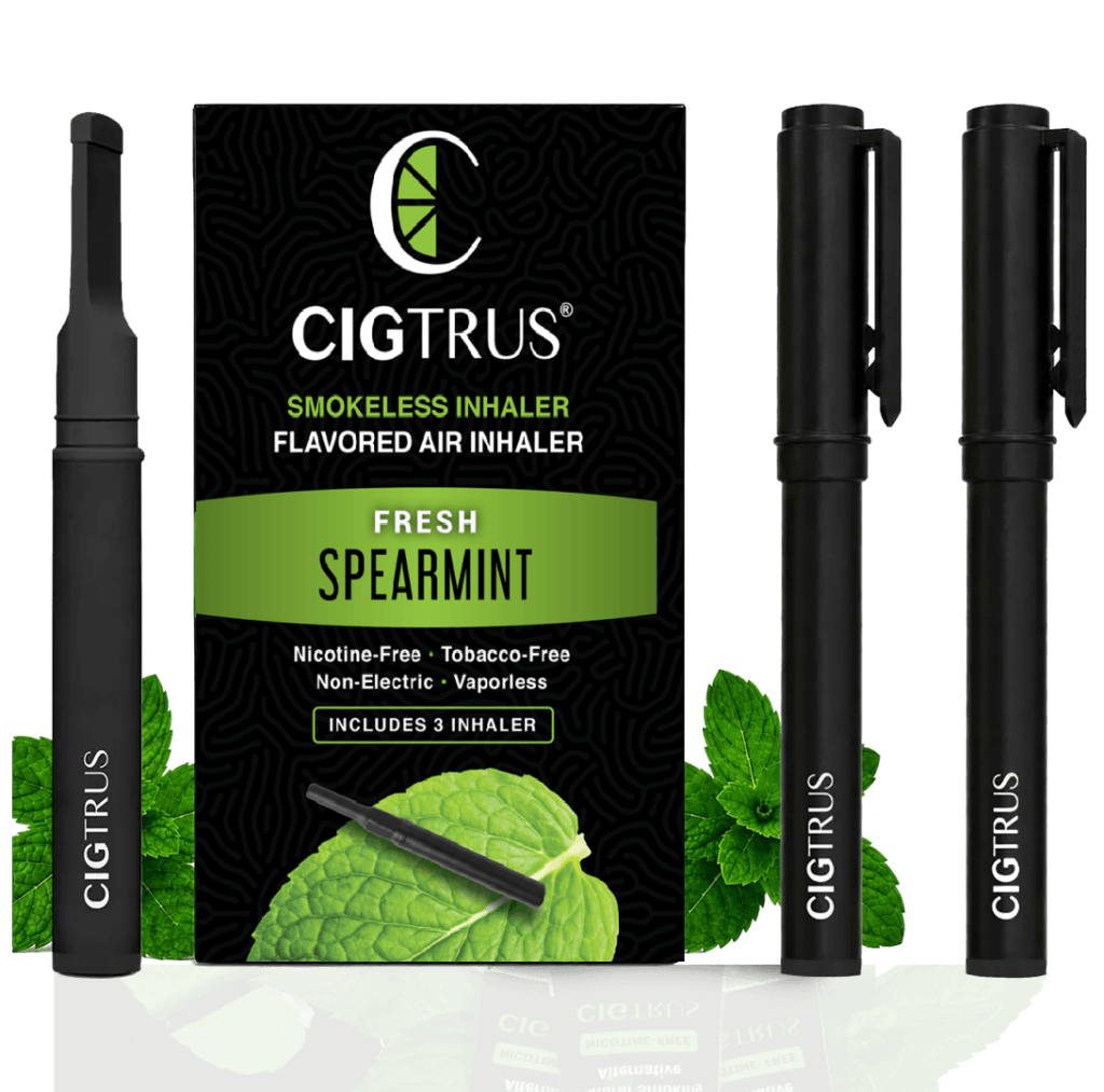Cigtrus Fresh Spearmint 3 Pack Nicotine-Free Smokeless Inhaler