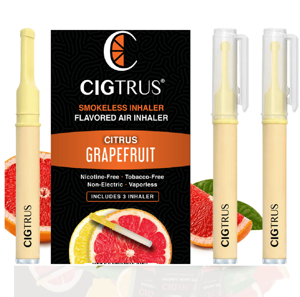 Cigtrus Citrus Grapefruit 3 Pack Nicotine-Free Smokeless Inhaler