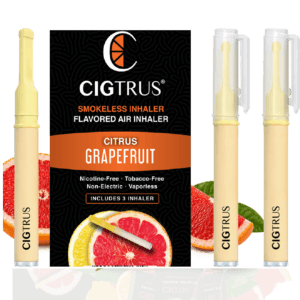 Cigtrus Citrus Grapefruit 3 Pack Nicotine-Free Smokeless Inhaler