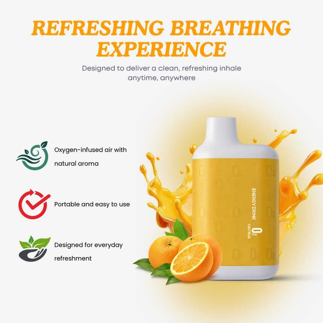 Cigtrus O2 visible flavored oxygen mist experience