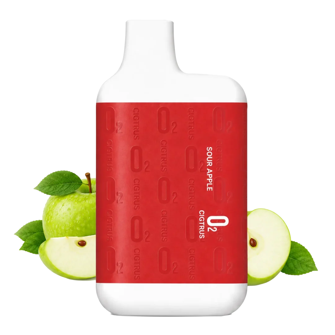 O2 by Cigtrus Sour Apple Mint portable oxygen diffuser